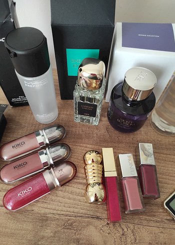 Makyaj Ürünleri Seti kiko dior clinique gloss zara parfüm mac - Görsel 2