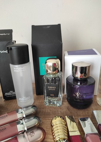 Makyaj Ürünleri Seti kiko dior clinique gloss zara parfüm mac - Görsel 6