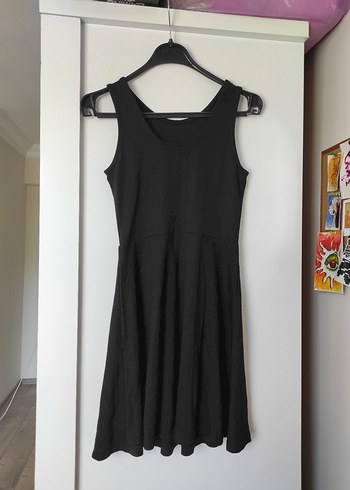 Kadın Siyah kolsuz mini Spor Elbise - Görsel 3