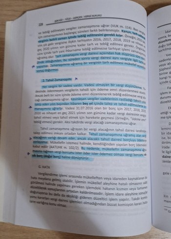 Vergi Hukuku Genel Hükümler Kitabı 2020 - Görsel 5