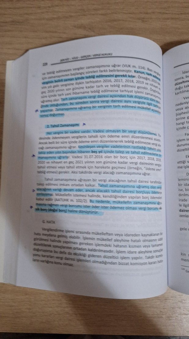 Vergi Hukuku Genel Hükümler Kitabı 2020 - Görsel 5