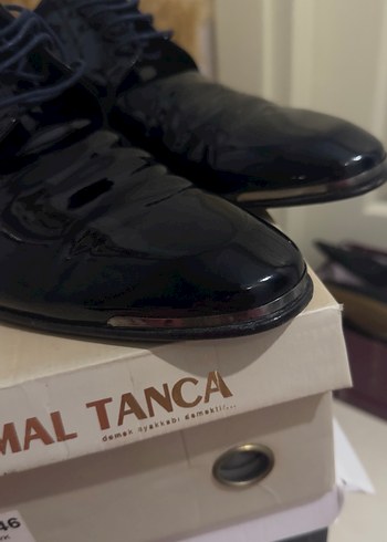 Lacivert Kemal tanca Rugan Erkek Klasik Ayakkabı - Görsel 9