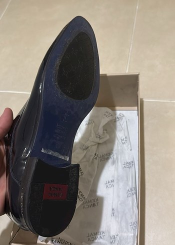 Lacivert Kemal tanca Rugan Erkek Klasik Ayakkabı - Görsel 15