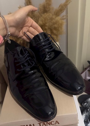 Lacivert Kemal tanca Rugan Erkek Klasik Ayakkabı - Görsel 7