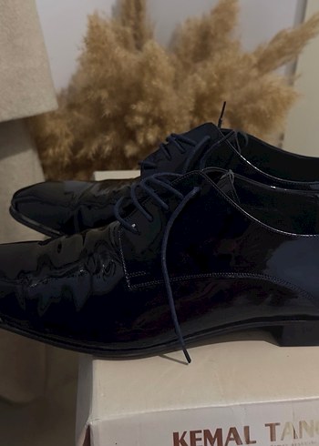 Lacivert Kemal tanca Rugan Erkek Klasik Ayakkabı - Görsel 3