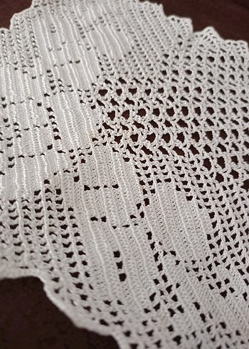 El Örgüsü Beyaz Dantel - Görsel 3