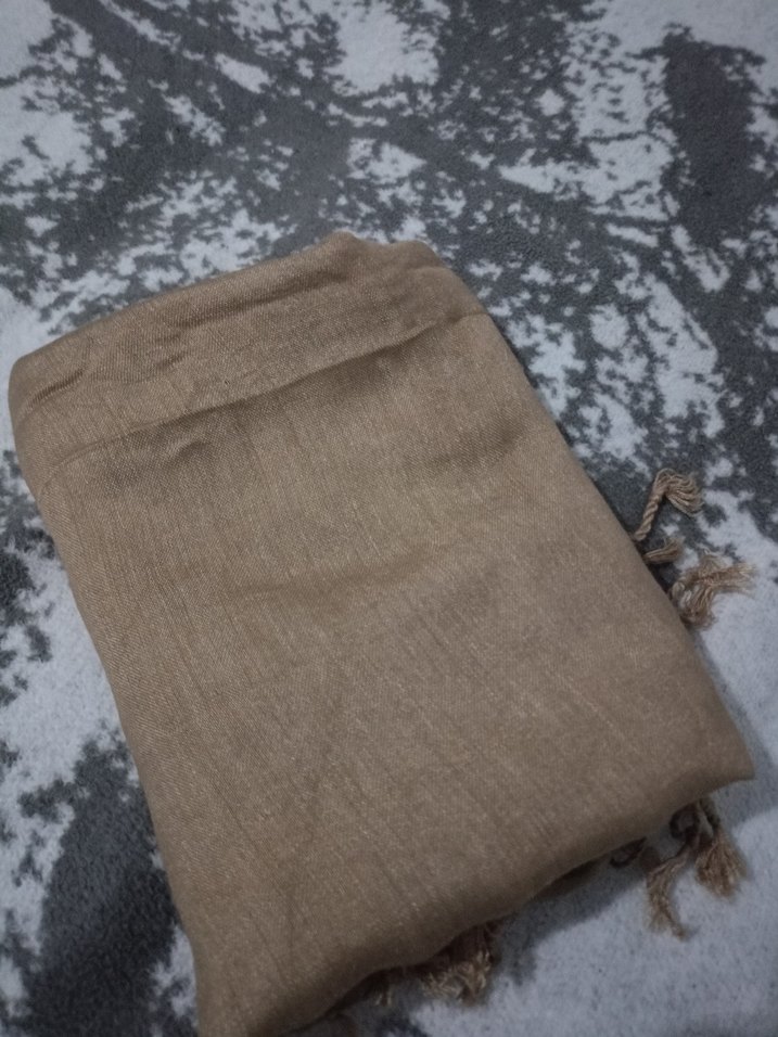 krem bej şal - Görsel 3