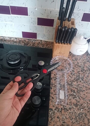  Beden siyah Renk Bıçak seti 