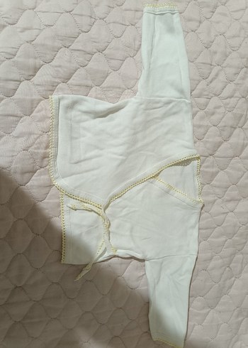 Kız Çocuk Beyaz Pamuklu Bolero - Görsel 2