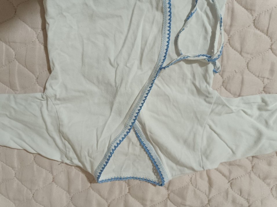 Bebek Erkek Keten Hastane Kıyafeti - Görsel 2