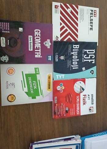 TYT AYT Soru Bankası Seti Fizik, Biyoloji, Geometri - Görsel 2