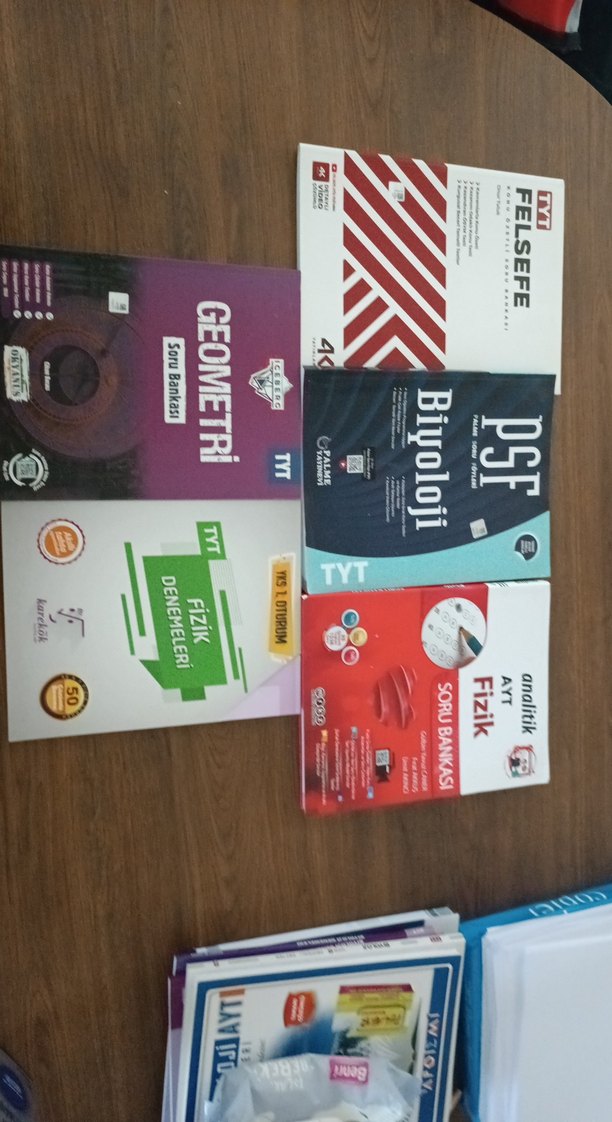 TYT AYT Soru Bankası Seti Fizik, Biyoloji, Geometri - Görsel 2