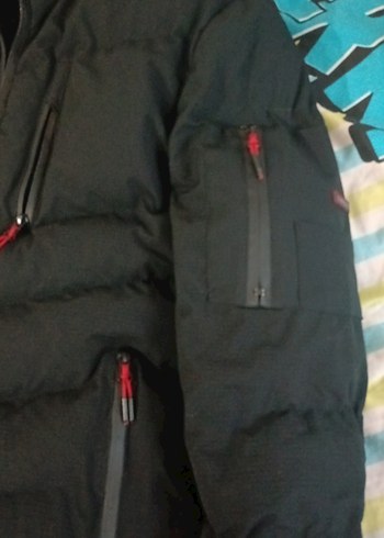 Erkek Siyah Fermuarlı Sokak Stili Mont - Görsel 2