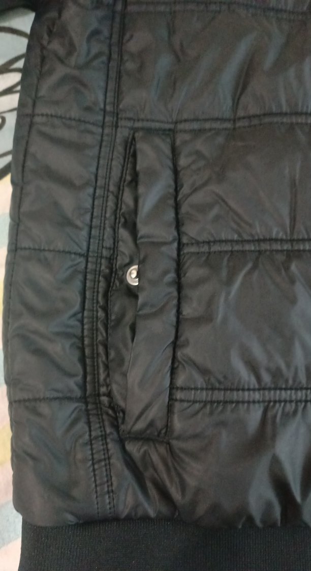 Fermuarlı Siyah Erkek Sokak Stili Mont - Görsel 4