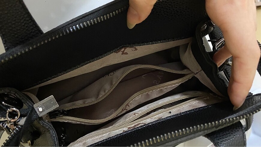  Beden siyah Renk Nas bag