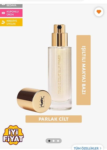 Işıltılı Makyaj Bazı Parlak Cilt İçin