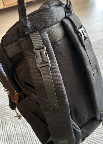 Anne Bebek Çantası Gri Renkli Termal Bölmeli - Görsel 8