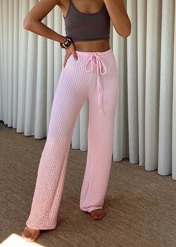 Zara Pembe Pantolon Bürümcük (cepli)