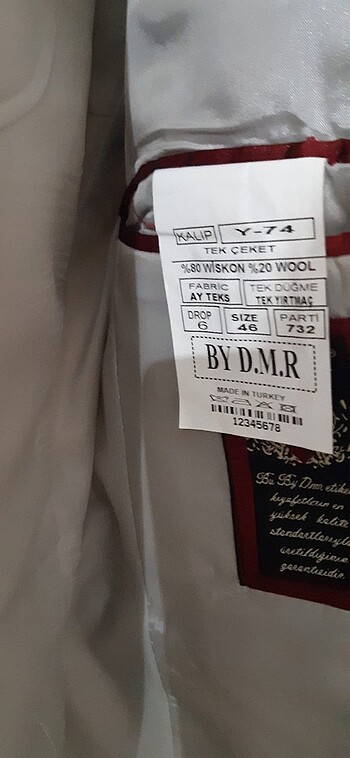 46 Beden Ceket