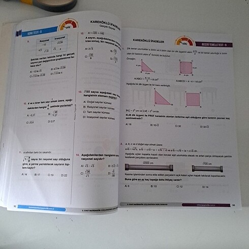  Ankara yayıncılık lgs 8.sınıf matematik soru bankası 