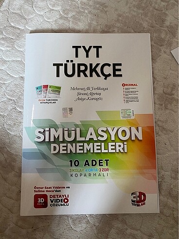 3 d tyt türkçe deneme