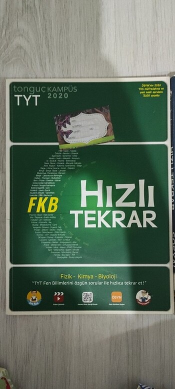TONGUÇ FKB VE SOSYAL BİLİMLER HIZLI TEKRAR SORU BANKALARI