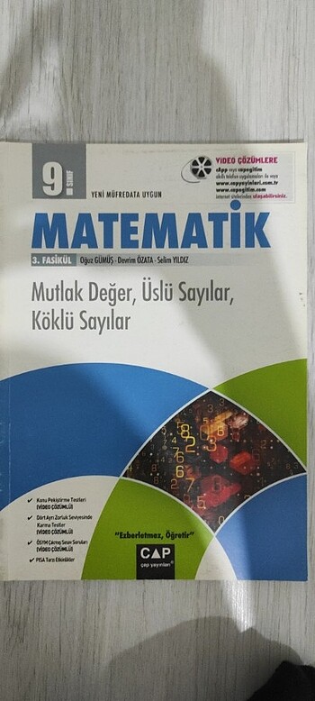ÇAP YAYINLARI MUTLAK DEĞER, ÜSLÜ VE KÖKLÜ SAYILAR FASİKÜLÜ