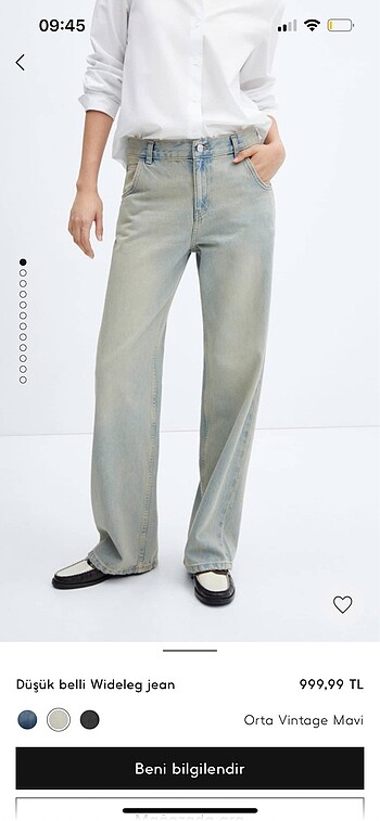 Mango Wideleg Jean