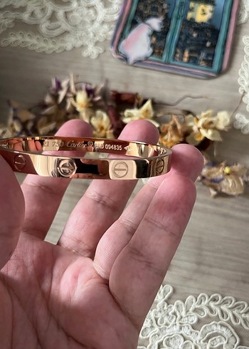 Cartier Love Bilezik Rose Gold 21