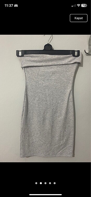 Bershka Straplez elbise