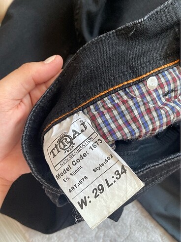 29 Beden siyah Renk kadın kanvans pantolon