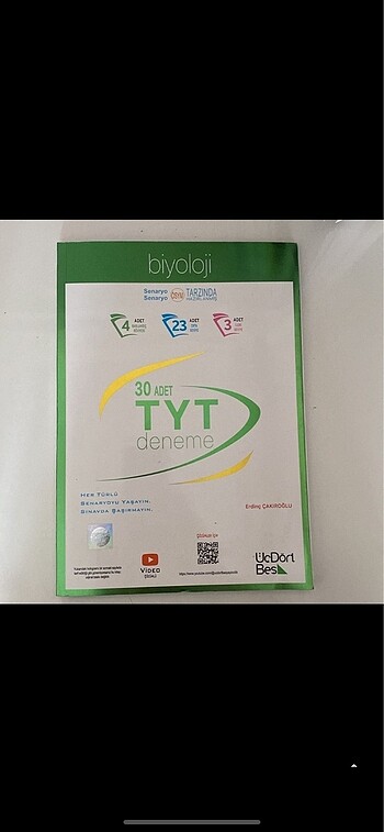 345 Tyt biyoloji deneme ykskitap
