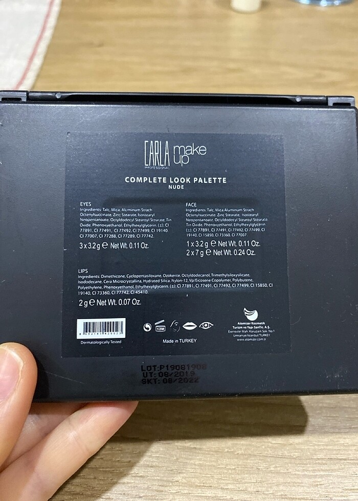 Carla make up yüz paleti - Görsel 4
