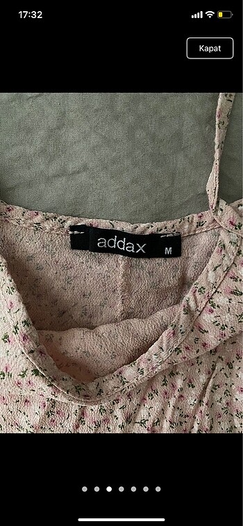 xs Beden Yazlık çiçekli elbise