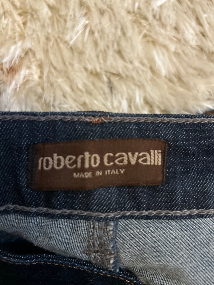 Roberto Cavalli Koyu Mavi Vintage / Y2K Jean - Beden 32 — görsel 2/6