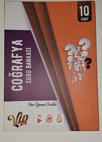 VIP Yayınları 10. Sınıf Coğrafya Bankası