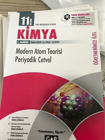  Çap 11.sınıf kimya seti sıfır ürün
