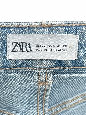 36 Beden mavi Renk Zara Jean / Kot %70 İndirimli.