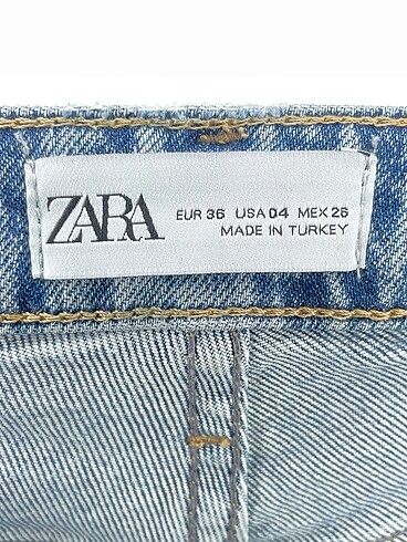 36 Beden mavi Renk Zara Jean / Kot %70 İndirimli.