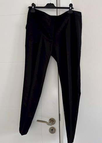 Siyah Regular Fit Kadın Kumaş Pantolon
