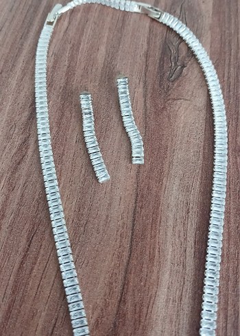 Diğer Zincir Detaylı Yılan Desenli Kadın Takı Seti