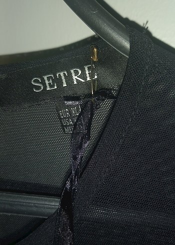 xl Beden Zincir Detaylı Siyah Kadın Bluz