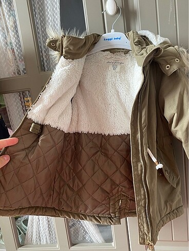 18-24 Ay Beden H&M haki renk 1 buçuk-2 yaş mont