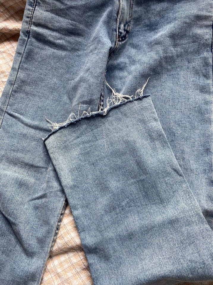 Mavi Normal Boy Kadın Denim Pantolon - Görsel 3
