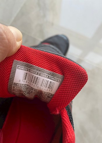 Diğer Kırmızı Siyah Baskılı Erkek Çocuk Spor Ayakkabı