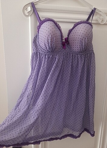 xl Beden mor Renk Babydoll