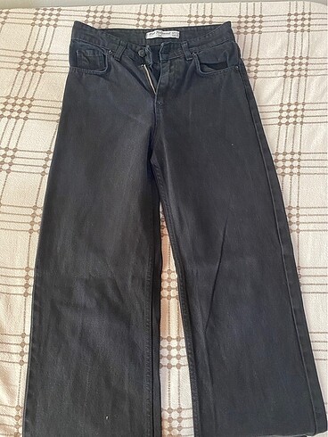 Siyah bol paça pantolon