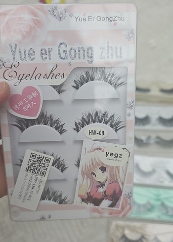 Bej Renkli Hafif Takma Kirpik Seti - Görsel 3