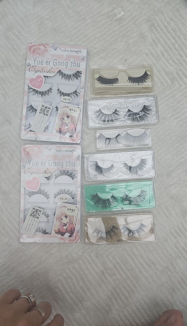 Bej Renkli Hafif Takma Kirpik Seti - Görsel 2