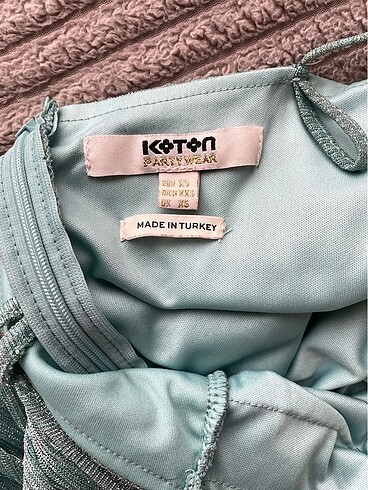 xs Beden Koton mini elbise